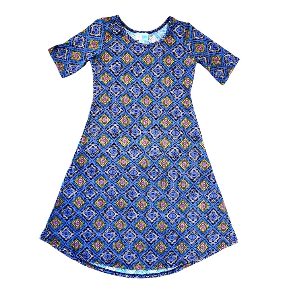 LuLaRoe Girls Dress - Purple / Multi - Size 10